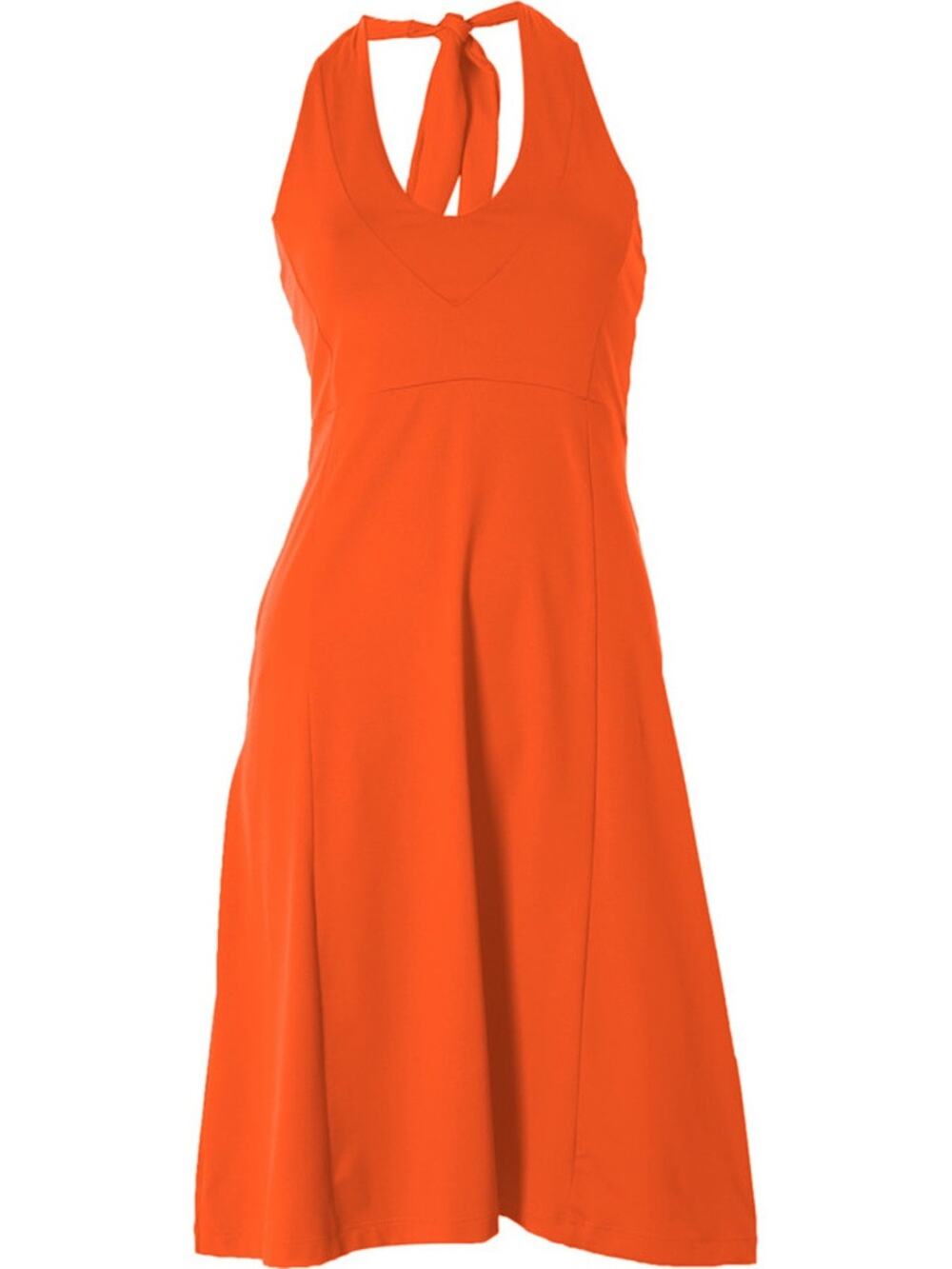 Patagonia Halter Tie Morning Glory Coral Pink Summer Sundress Size Medium